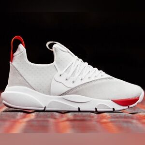 CLEARWEATHER Cloud Stryk White Red Sneaker 10 Women Tennis Shoes Athletic